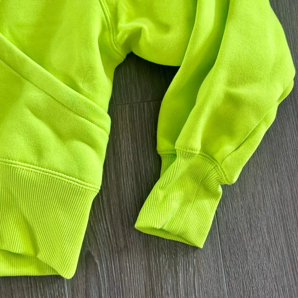 Nike Phoenix Fleece Over-Oversized Hoodie Sweatshirt Cyber Neon Green  Wmn Small